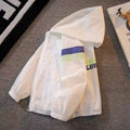 Boys' summer sun protection clothing jacket  new style children's lightweight mid-to-large size kids summer sunscreen jacket