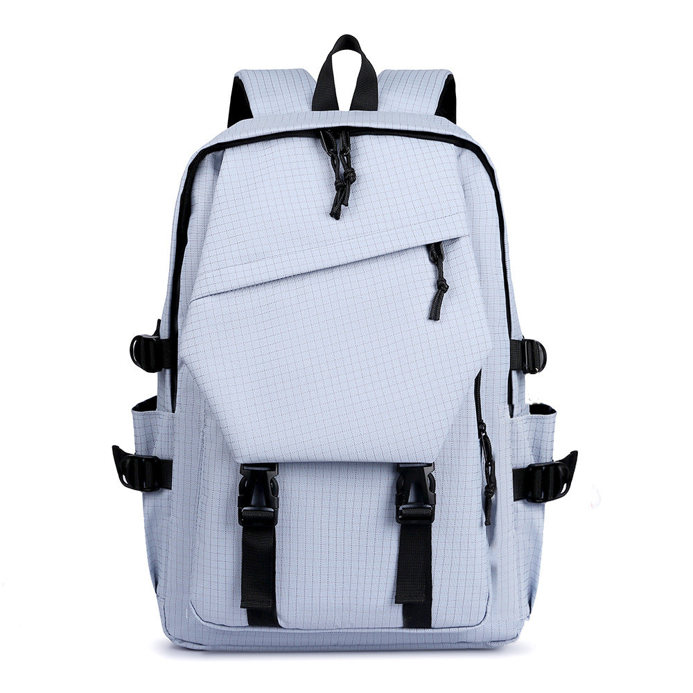 Cross-border fashion simple couple backpack leisure travel backpack large capacity trend junior high school student schoolbag