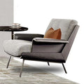 Daiki single sofa chair - luxury, solid wood, lazy chair for living room, bedroom, leisure, balcony lounger - trending designer piece
