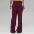 fall/winter new modal air layer anti-pilling white stripe draped loose wide-leg casual sports pants for women