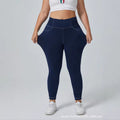 new arrivals: plus size high-waisted tummy control stretch denim jeans for women - , , and european & american styles - butt lifting & slimming