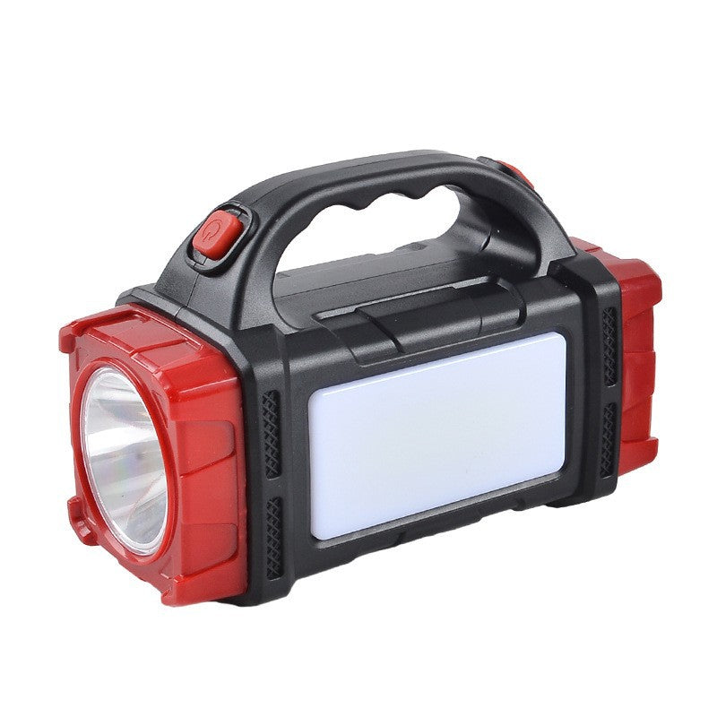 COB Multifunctional Outdoor Solar Emergency Portable Searchlight USB Charging Camping Outdoor Lighting Flashlight