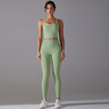 new arrival cross-back sports bra yoga suit high waist nude pants running fitness two-piece set