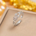J17 steel color-mickey head ring
