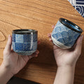 Japanese retro ceramic mug - perfect for office afternoon tea, milk, coffee, or cold beverages - ideal for restaurants and home use