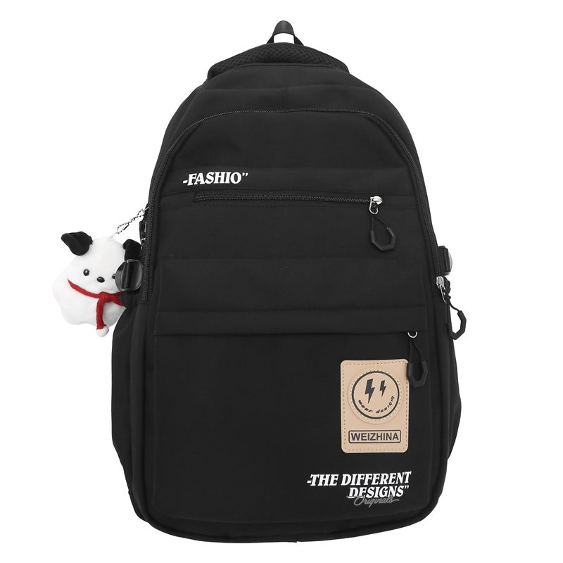 New middle and high school students backpack schoolbag Korean version large-capacity student campus backpack waterproof travel computer bag