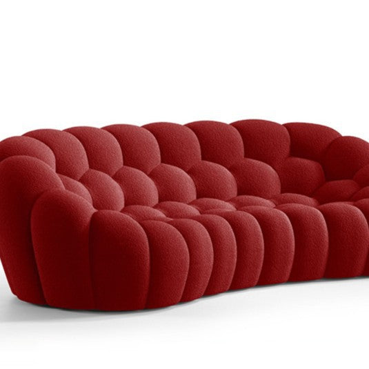 Modern minimalist bubble sofa - designer fabric, trending online, creative football art, curved sofa for home living room