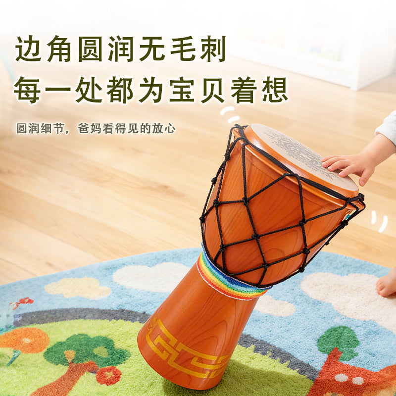 Children's educational hand drum toy - perfect for toddlers, beginners, kindergarten, and early childhood education - african drum percussion instrument