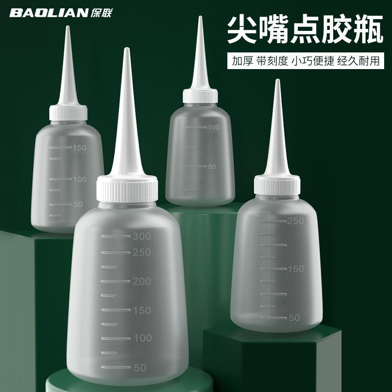 Baolian dispensing bottle, pointed mouth bottle, plastic oil bottle, dripping bottle, industrial dispensing bottle, glue bottle, glue bottle, oil bottle, glue bottle