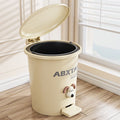 Trash can with lid, living room, home, toilet, kitchen, bathroom, large capacity, good-looking toilet storage bucket