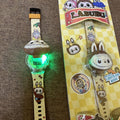 Labubu kids' watch toy - perfect gift for boys and girls in preschool! light-up cartoon electronic watch - ideal party favor