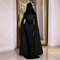 C7709 cross-border   fashion women's elegant rhinestone and beaded evening dress