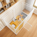 Pet fence anti-cat door gate cat fence isolation gate dog fence fence pet blocking gate protective fence cage