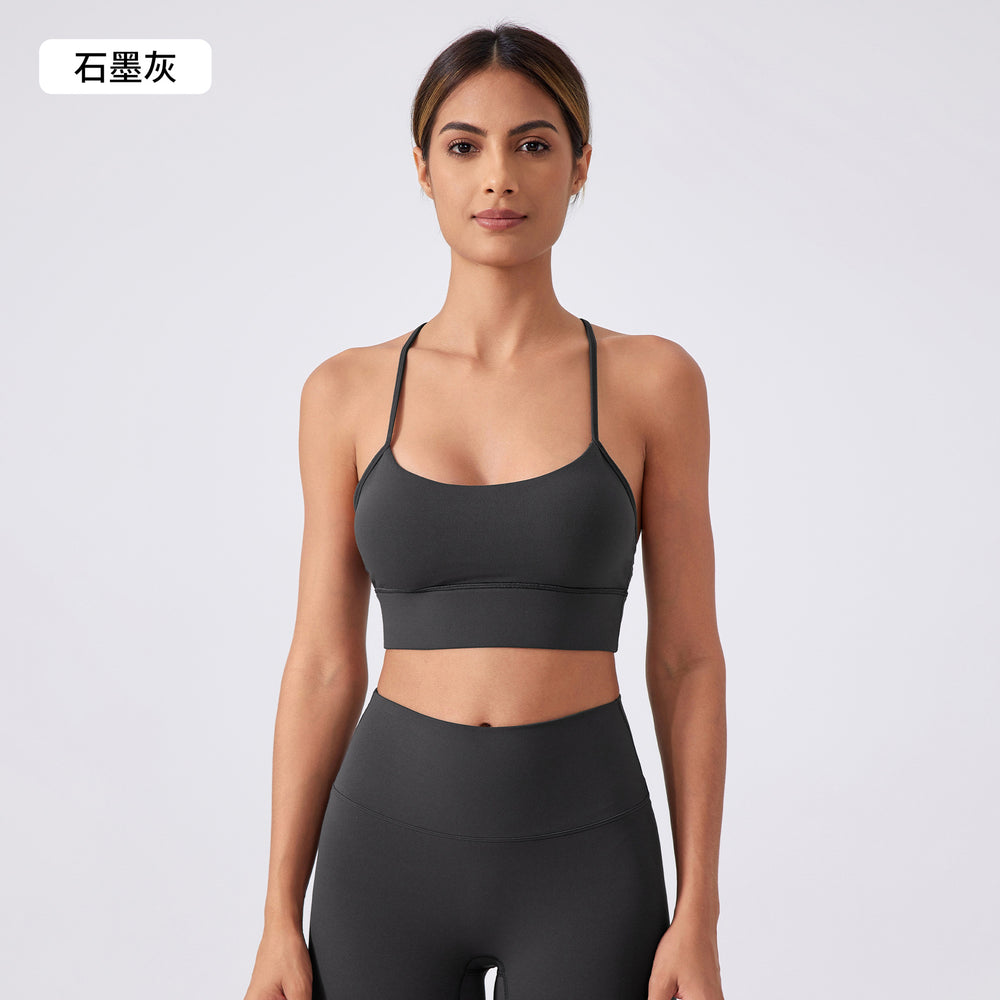 New women's running sports bra - sexy y-back, shockproof, push-up yoga sports bra daw200