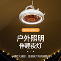 small fan desktop foldable mini for home dormitory special hanging bed night light charging shaking head circulation fan