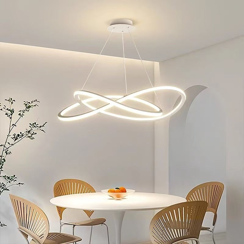 Zhongshan Lighting Modern Simple Chandelier Creative Restaurant Chandelier Children's Room Eye Protection Light Master Bedroom Chandelier Voice Light