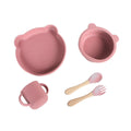 Customizable, high-value baby food feeding set: kids' silicone bowl, suction bowl, and baby spoon - direct from the factory