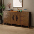 New chinoiserie sideboard wall-mounted all-in-one living room for home entrance cabinet large capacity storage multi-layer storage kitchen cabinet