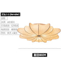 French retro bedroom ceiling light cream vintage dining room lamp italian designer living room bedroom silk ceiling light