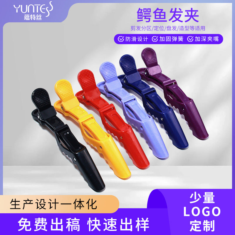 Barber shop hair coloring crocodile clip hair tool hair clip cutting crocodile clip hair special ironing bangs clip
