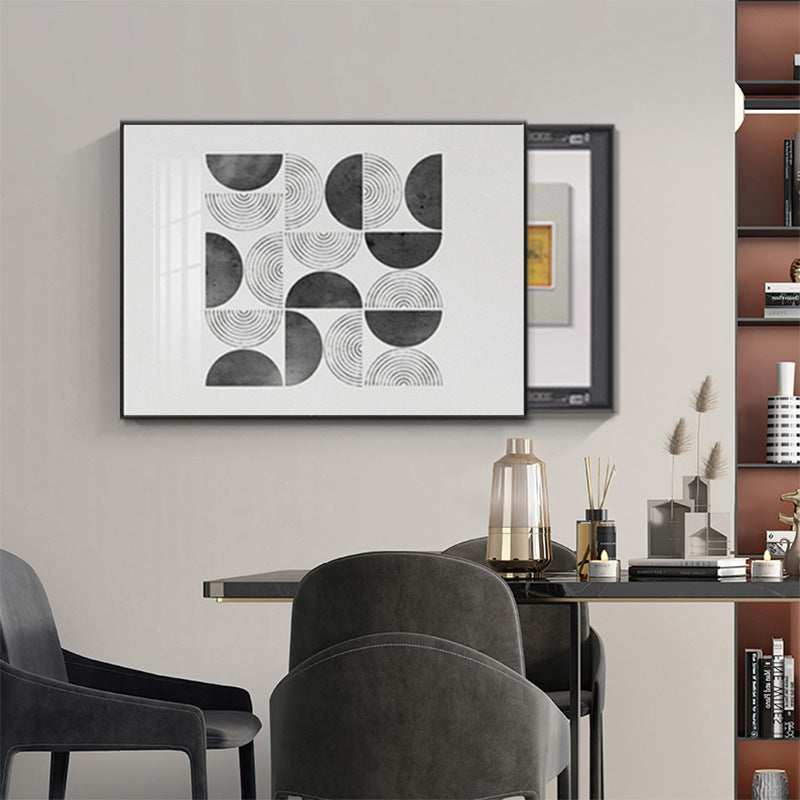 Light luxury meter box painting decorative painting distribution box strong electric box electric switch box modern simple non-punching switch