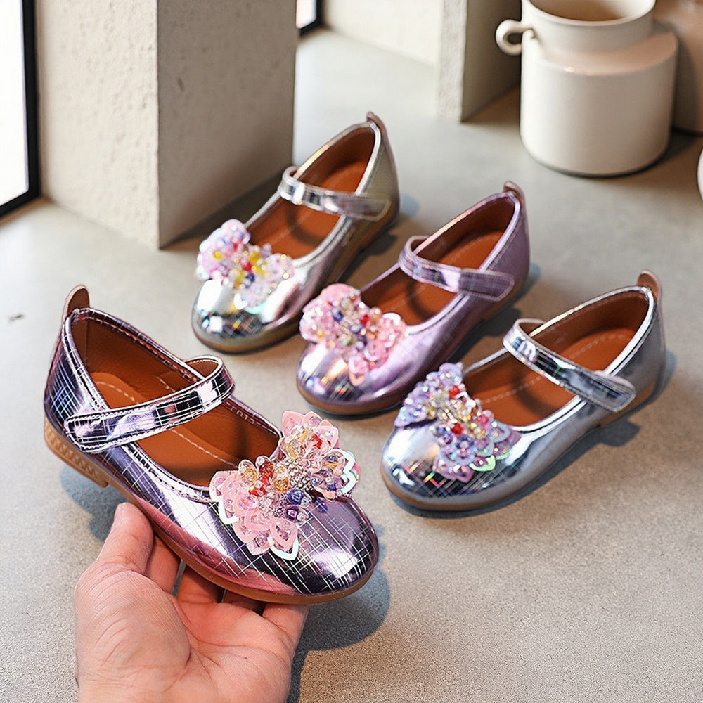 spring new girls' princess shoes - stylish soft sole cute bowknot toddler & baby flats