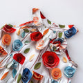 Trendy new girls' sleeveless sundress - summer halter neck floral print kids' dress - korean style bestseller