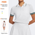 Loose-fit tennis top slimming polo shirt golf badminton breathable yoga fitness wear women's tennis