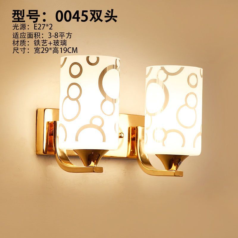 Nordic wall lamp bedroom bedside lamp modern casual creative hotel aisle lamp living room corridor wall lamp staircase lamp