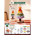 Diy christmas tree craft kit for kids - holiday gift, educational, includes twisting wire, santa claus, wreath, and decorations