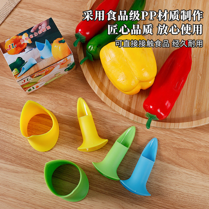 2-piece chili seed remover set - seed pitter, core remover, kitchen tool for fruits and vegetables