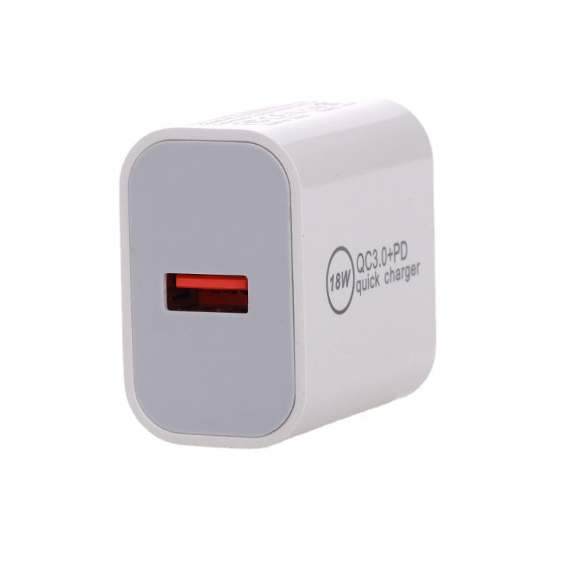 Factory direct qc3.0 charger 5v3a super fast charging adapter 18w universal compatibility mobile phone adapter wholesale & dropshipping