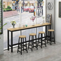 Wall-mounted home bar stool, balcony bar stool, high bar stool, bar table, rental apartment long table, commercial bar table and chairs