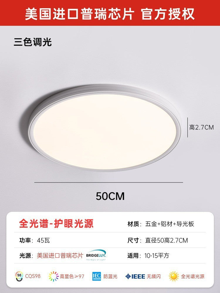 Full spectrum Puri eye protection living room light bright ultra-thin lighting high display LED ceiling light Zhongshan factory lamps