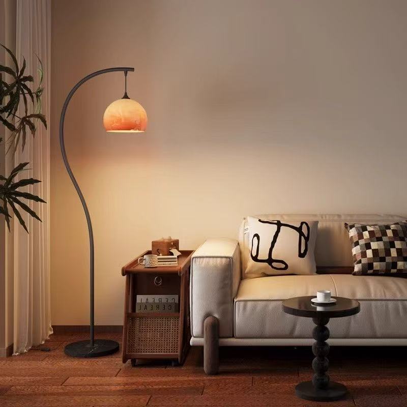 French medieval atmosphere mushroom floor lamp classy fishing lamp living room sofa bedside lamp bedroom bedside lamp cream style