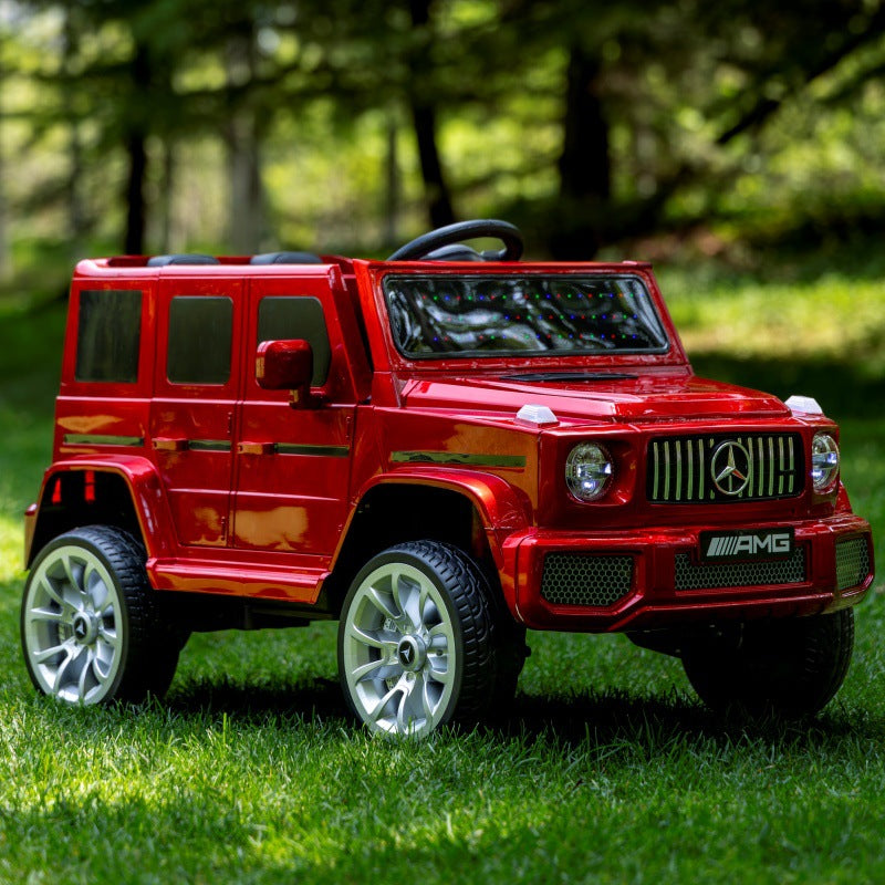 New Daben children's electric car four-wheel off-road car remote control toy car can seat boys and girls baby stroller