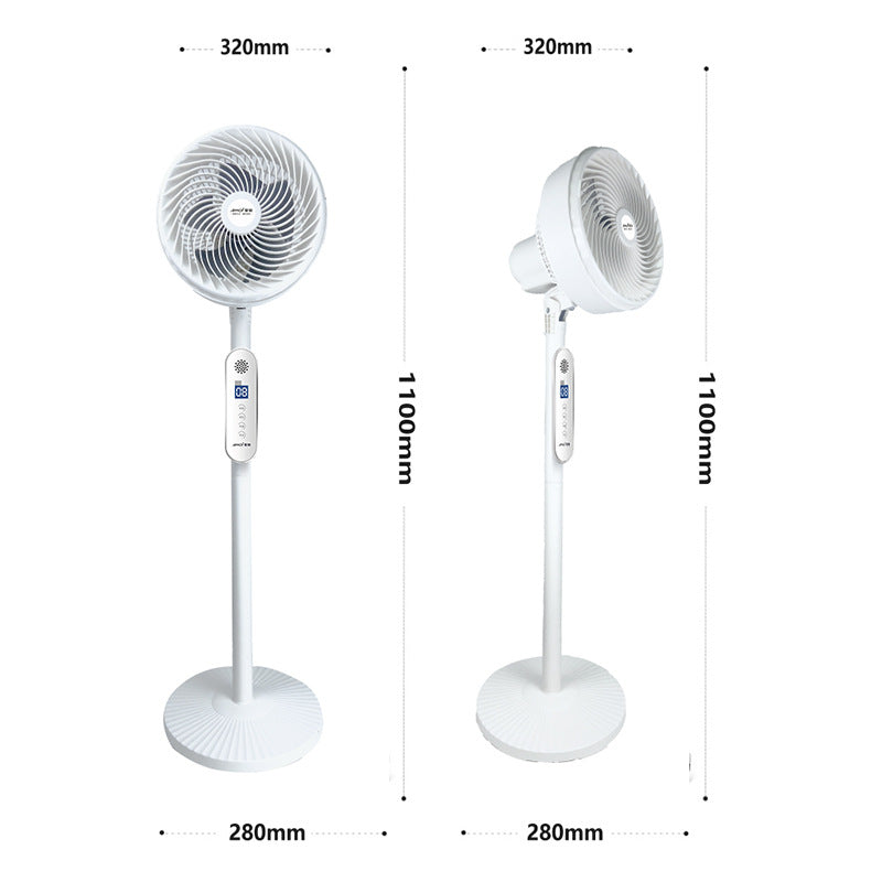 Xia xin 10inch air circulation fan - home stand fan, silent remote control, high airflow, timer, dormitory bedroom electric fan