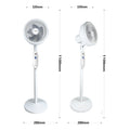 Xia xin 10inch air circulation fan - home stand fan, silent remote control, high airflow, timer, dormitory bedroom electric fan