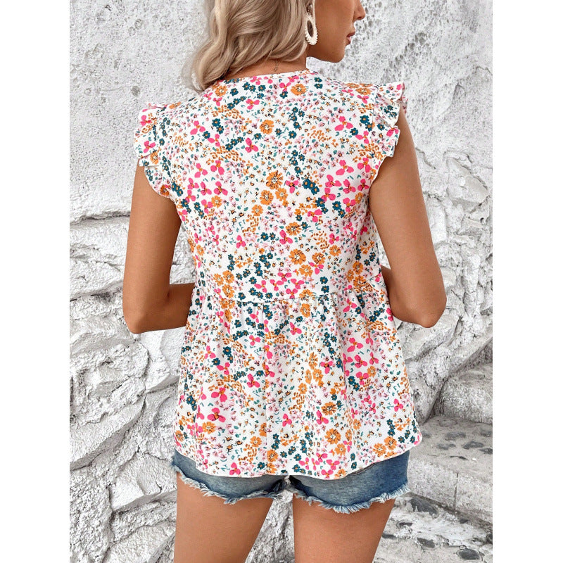 summer european and american cross-border trade style shirts and tank tops