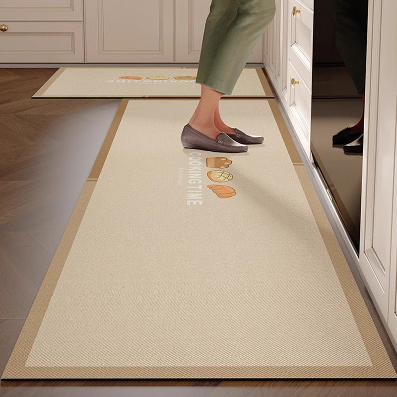 Kitchen floor mat non-slip oil-proof  new diatom mud wipeable no-wash special mat water-absorbent no-wash floor mat