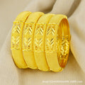 1/2/4pcs middle eastern gold plated bangle arab jewelry wedding bridal jewelry african birthday gift