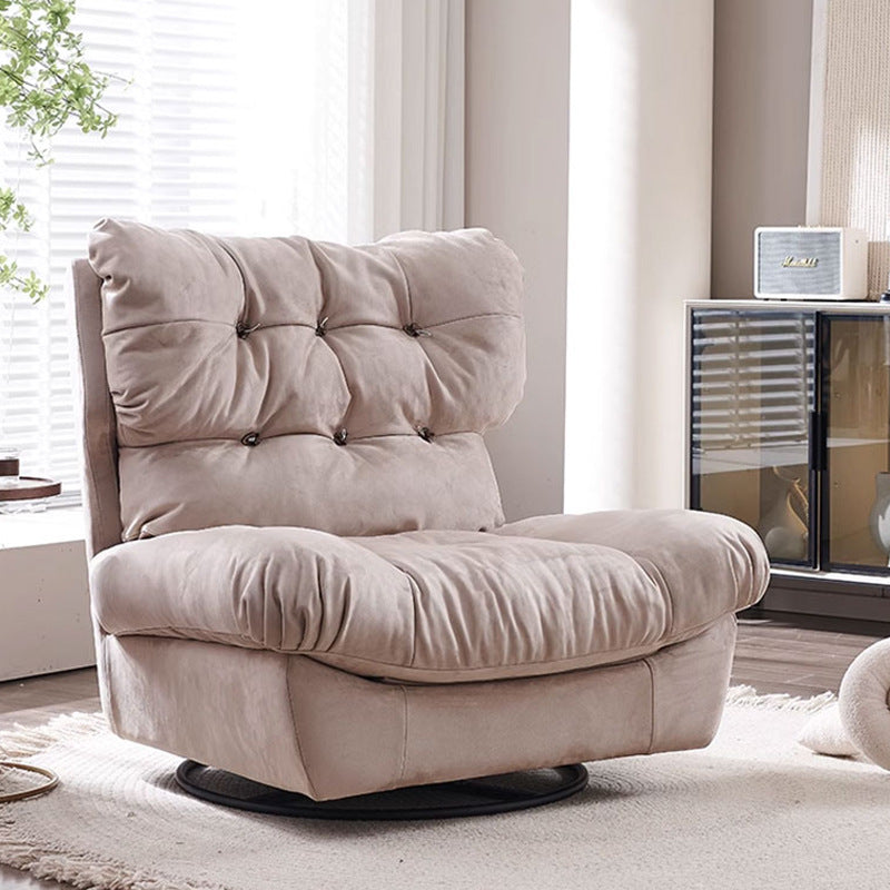 Cloud sofa single chair designer rotating chair living room recliner leisure balcony lazy sofa swivel chair