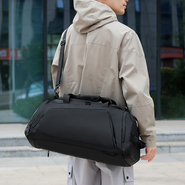 Large capacity fitness bag men's basketball training backpack sports portable wet and dry separation travel luggage travel bag wholesale