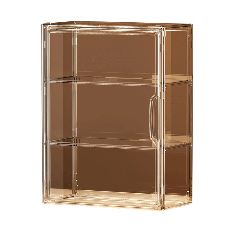 Storage box Household storage rack Transparent multi-layer water cup rack Figure blind box POP MART plastic display cabinet