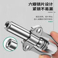 Grease gun nozzle high pressure lock pliers type grease nozzle self-locking electric manual grease nozzle grease machine flat head accessories