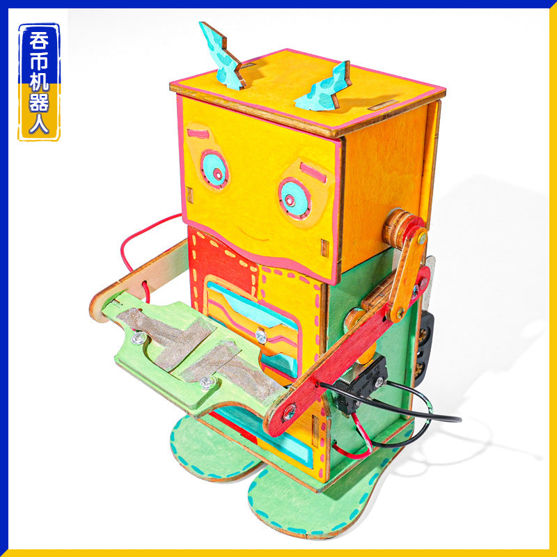 Science and technology small production science experiment blue elephant DIY handmade teaching aid material package set science and education model source manufacturer