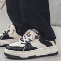 2024 spring new arrival: trendy men's sneakers - instagrammable, versatile, niche design, student style, american board shoes, chunky sole athletic shoes for men