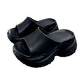Women's summer 2025 new fashion outdoor wearable sandals & slippers - indoor home anti-slip thick sole high heel thong sandals