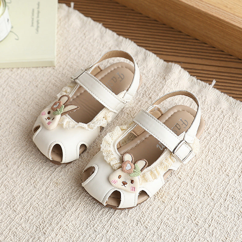 Baby toddler shoes girls bowscut outnew arrivalprincess shoes cartoon summerfashionbaby toe sandals