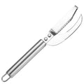 Stainless steel fish scale remover & belly flusher - 2-in-1 multi-tool for s scaling and gutting